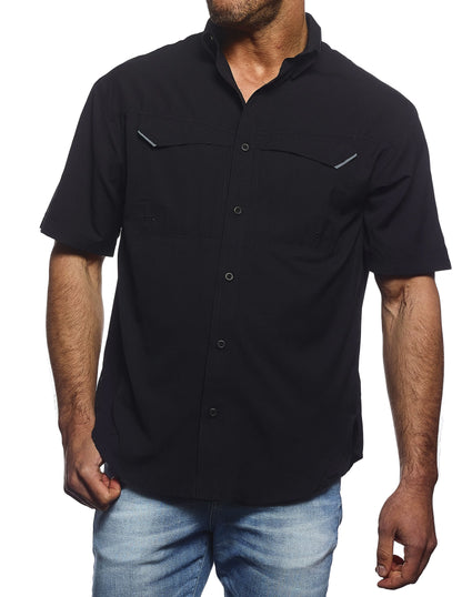Pro Celebrity Men's Short Sleeve Pro Fishing Shirt - Basics Clothing Store