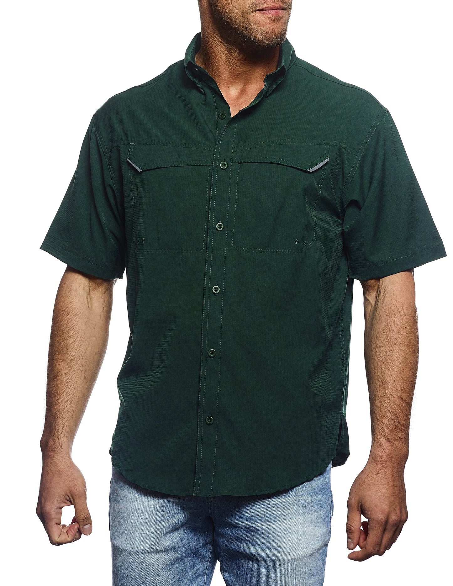 Pro Celebrity Men's Short Sleeve Pro Fishing Shirt - Basics Clothing Store