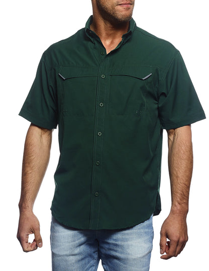 Pro Celebrity Men's Short Sleeve Pro Fishing Shirt - Basics Clothing Store