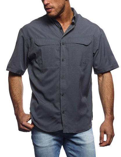 Pro Celebrity Men's Short Sleeve Pro Fishing Shirt - Basics Clothing Store