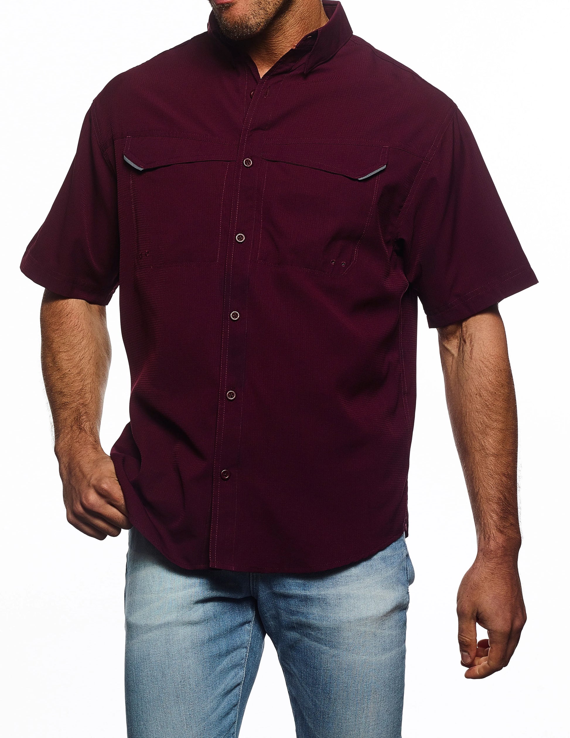 Pro Celebrity Men's Short Sleeve Pro Fishing Shirt - Basics Clothing Store