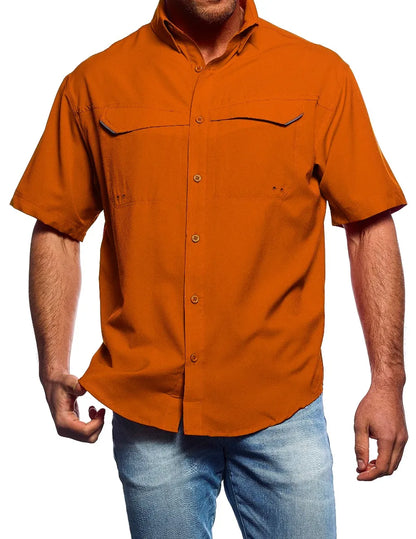 Pro Celebrity Men's Short Sleeve Pro Fishing Shirt - FST889