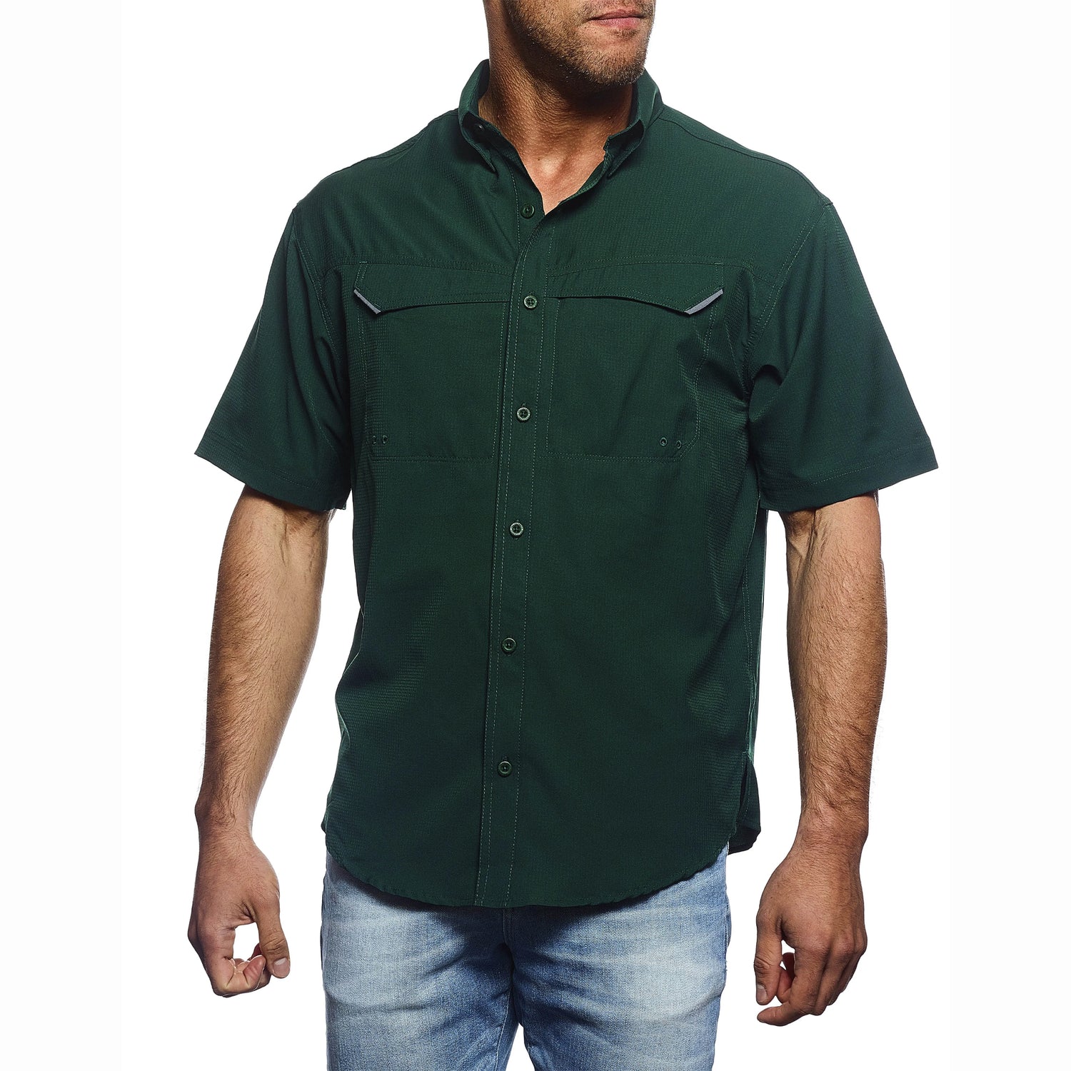 Pro Celebrity Men's Short Sleeve Pro Fishing Shirt - Basics Clothing Store