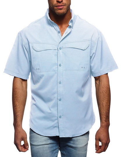 Pro Celebrity Men's Short Sleeve Pro Fishing Shirt - Basics Clothing Store
