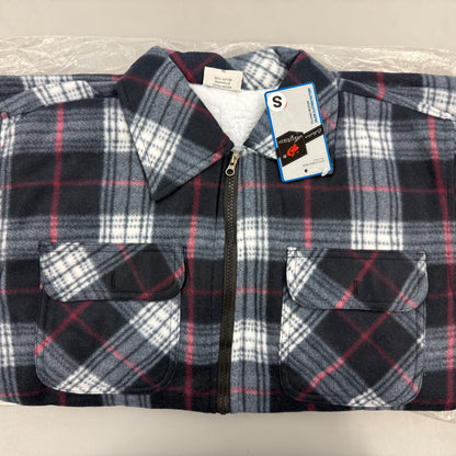 Basics Zip Up Flannel Fleece Jacket, Clearance - Basics Clothing Store