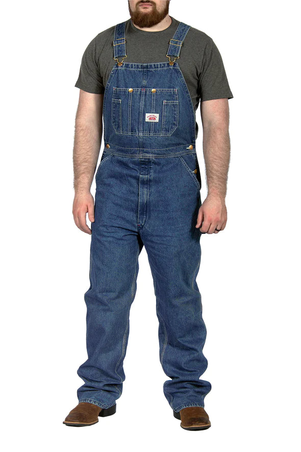 Round House #699 Stone Washed Bib Overalls