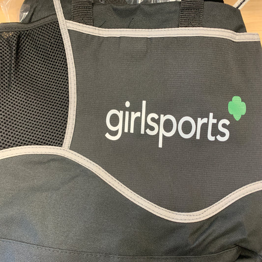 Girl Scouts Girlsports Black Sports Duffel Bag