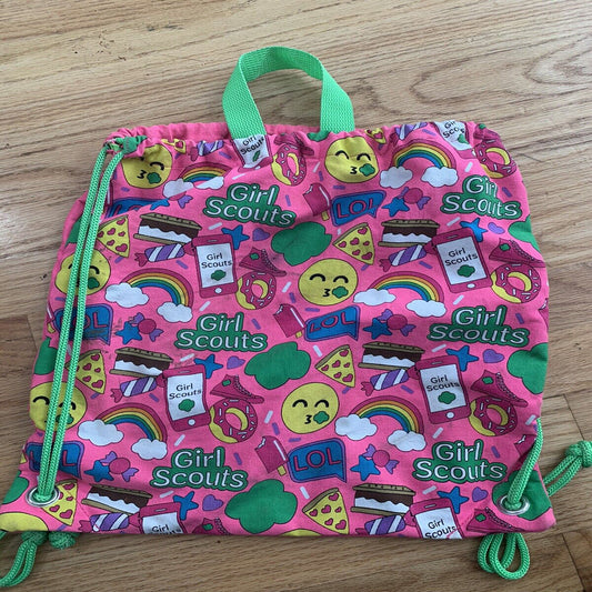 My Girl Scout Bag - Hot Pink/Green