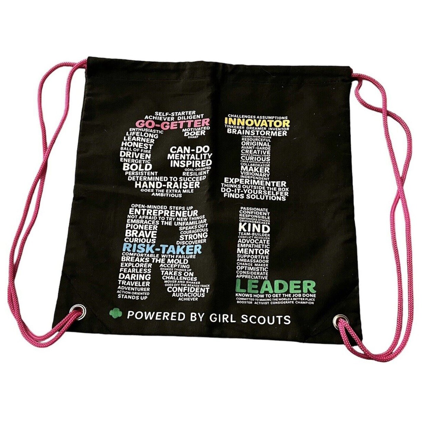 My Girl Scout Bag - Black/Pink