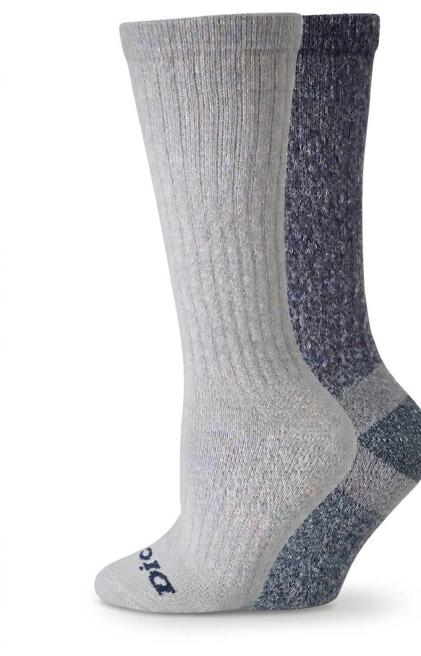 Dickie's 2-PAIR WOOL BLEND THERMALS Merino Wool Blend Thermal Crew (I215207M)
