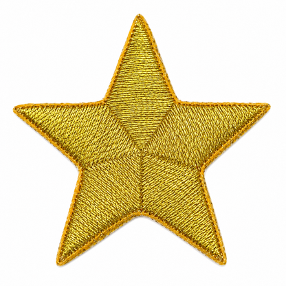 1 inch iron on star