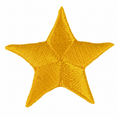 1 inch iron on star