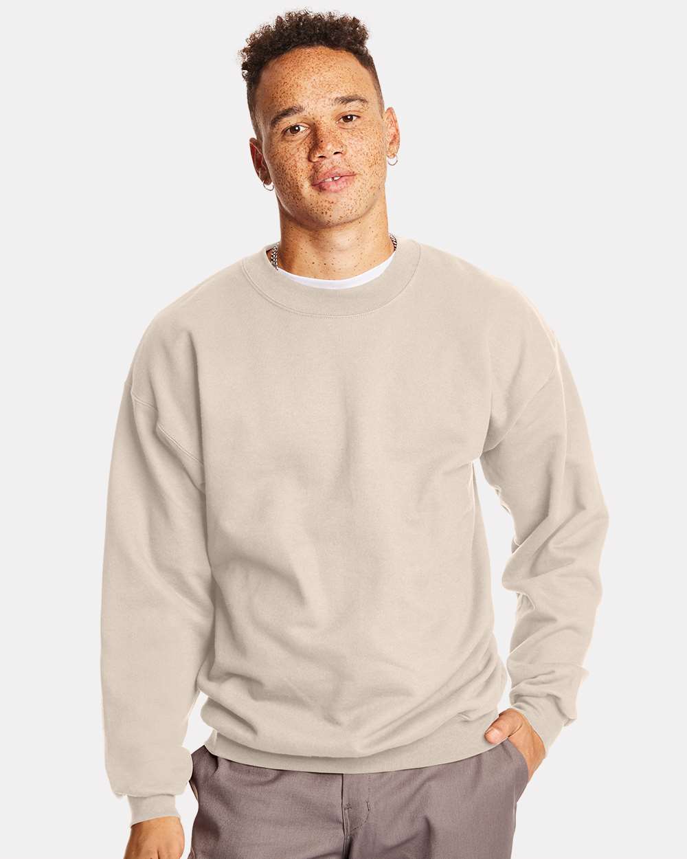 Hanes Ultimate Cotton® Crewneck Sweatshirt - Main Image