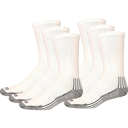 Dickies Men's 3 Packs Industrial Strength Heavyweight Crew Socks, Sizes 6-12