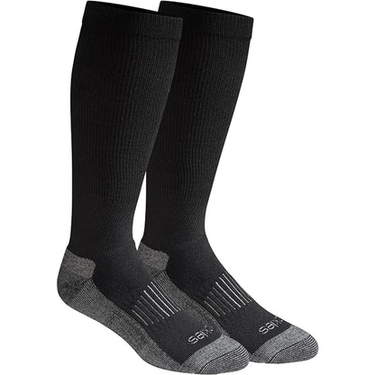 Dickies Men's 2 Packs Comfort Compression Light Weight Crew Socks, Sizes 6-12