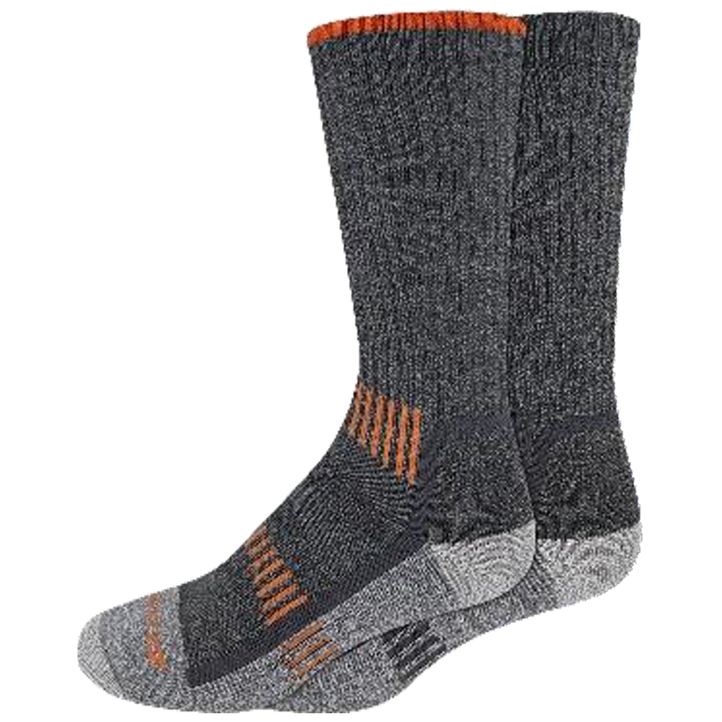 Dickies Men's 2 Packs Mid Weight Merino Wool Blend Crew Socks, Sizes 6-12