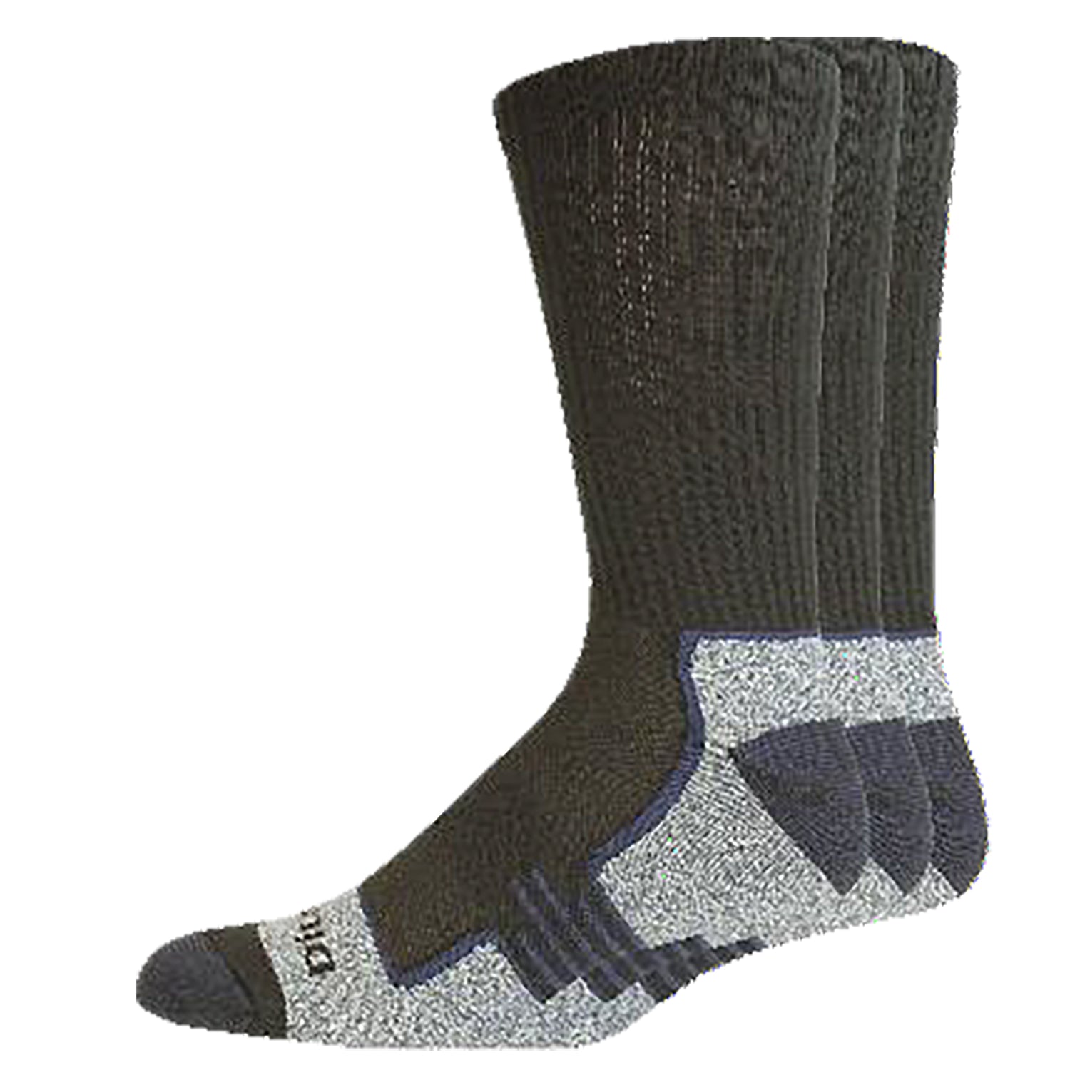 Dickies Men's 3 Packs Industrial Strength Mid-Weight Crew Socks, Sizes 6-12 - Basics Clothing Store