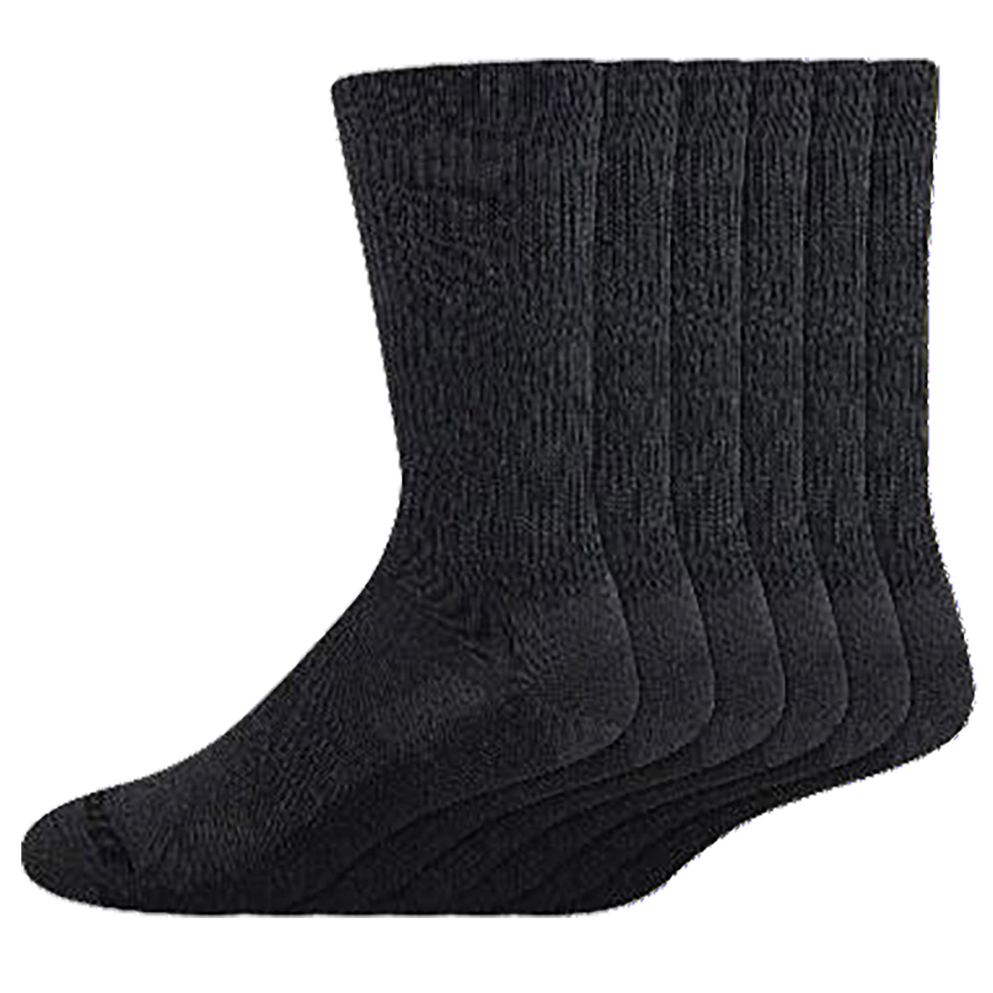 Dickies Men's 6 Packs Dri-Tech Ultra Light Crew Socks, Sizes 6-12