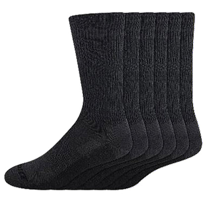 Dickies Men's 6 Packs Dri-Tech Ultra Light Crew Socks, Sizes 6-12