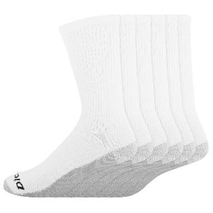 Dickies Men's 6 Packs Dri-Tech Ultra Light Crew Socks, Sizes 6-12