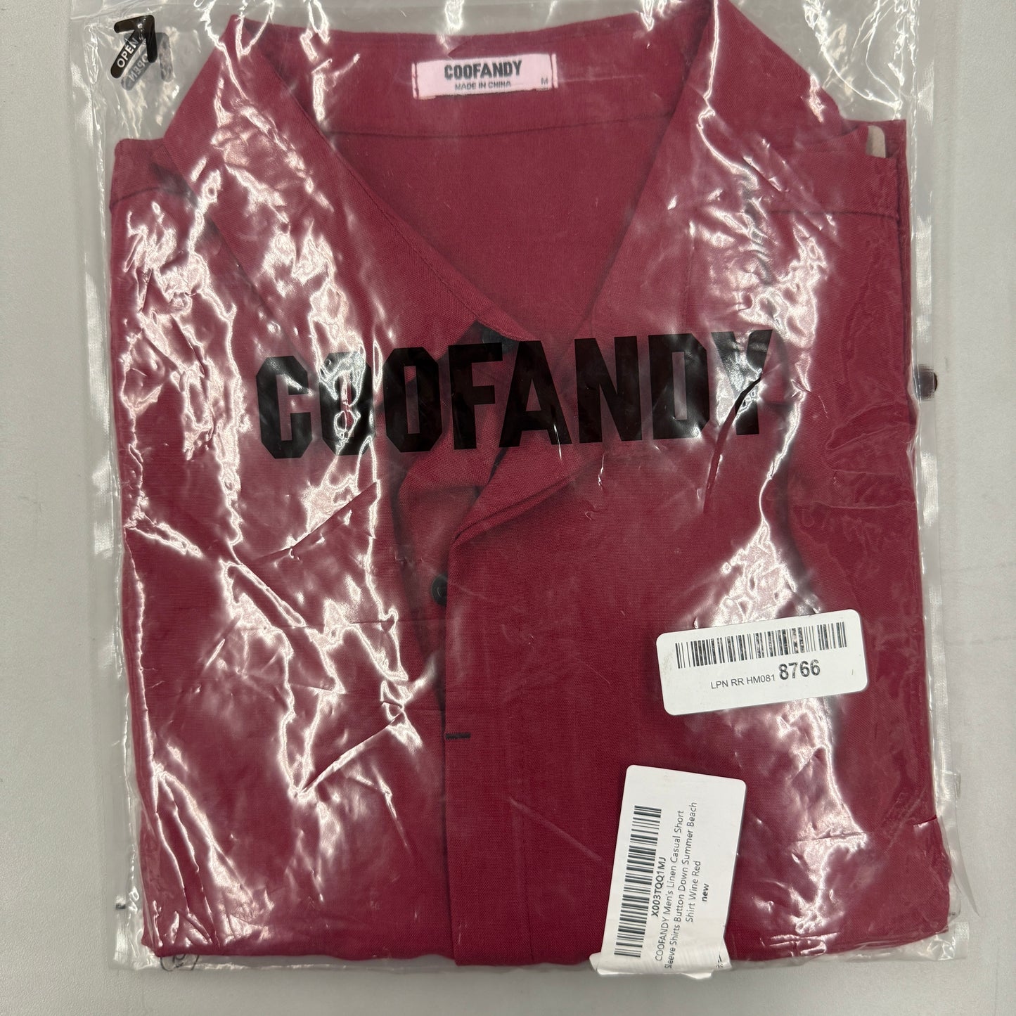 Coofandy Short Sleeve Button Down Summer Shirt - Clearance