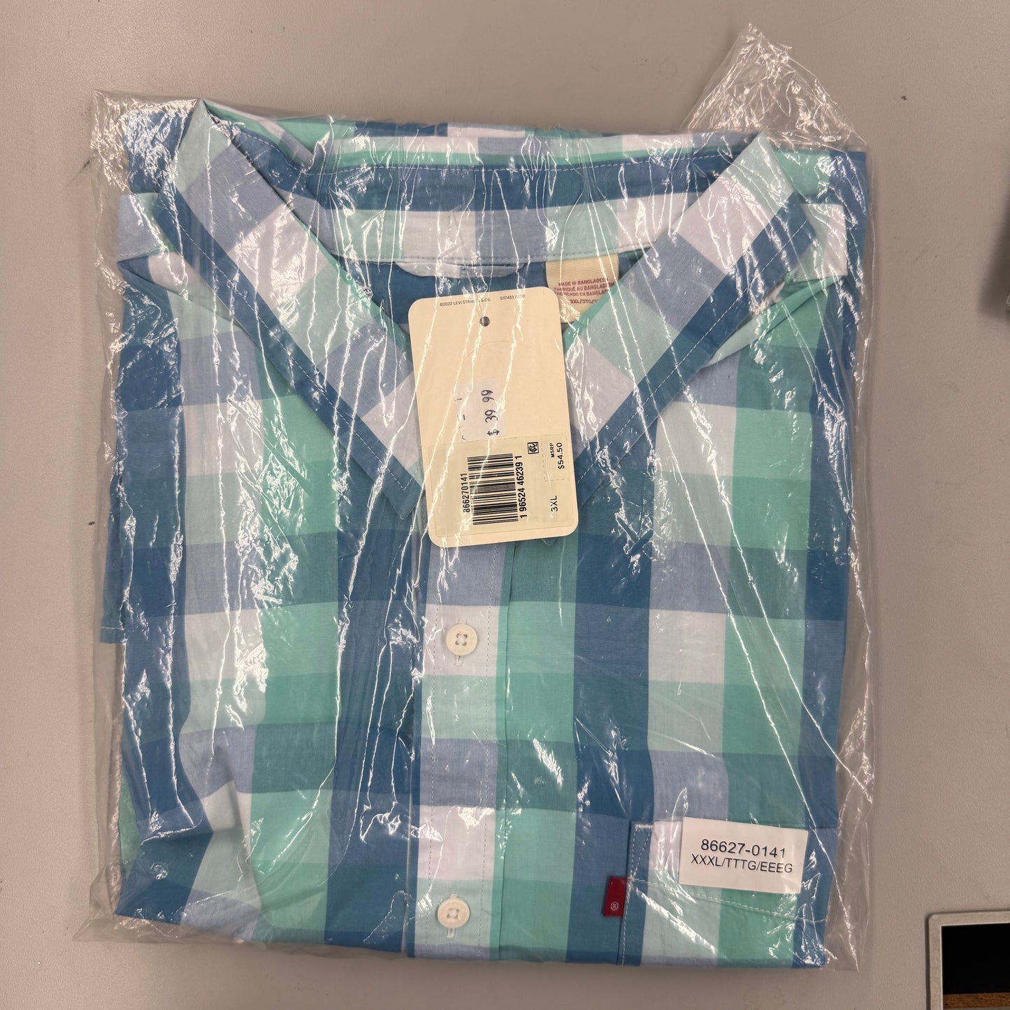 Levis Short Sleeve Button Up Shirts - CLEARANCE