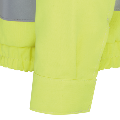 Bulwark Hi-Visibility Lined Bomber Jacket - JMJ6HV