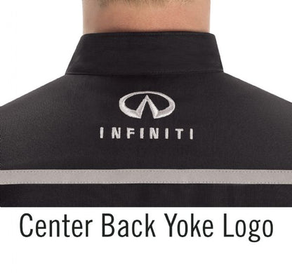 Infiniti® Short Sleeve Technician Shirt - Black/Charcoal