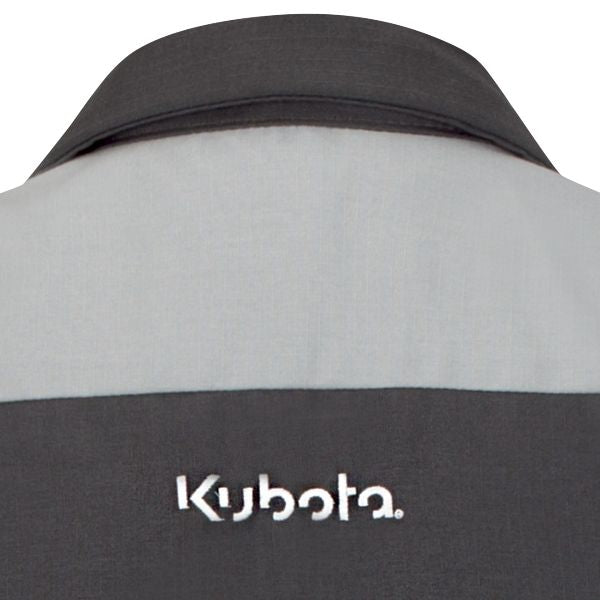 Kubota Technician Crew Shirt - Long Sleeve - Charcoal / Grey