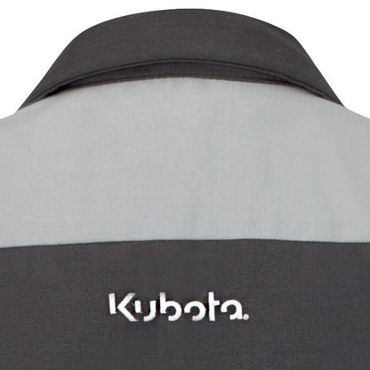 Kubota Technician Crew Shirt - Long Sleeve - Charcoal / Grey