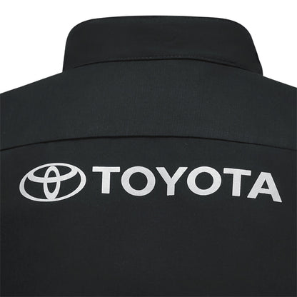 Toyota® Long Sleeve Ripstop Technician Shirt - Black with Red Mesh Accents