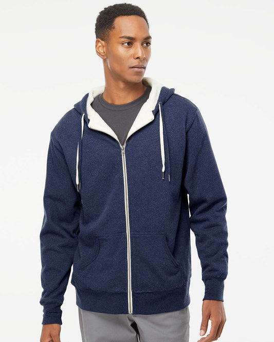 Independent Trading Co.  Sherpa-Lined Hooded Sweatshirt