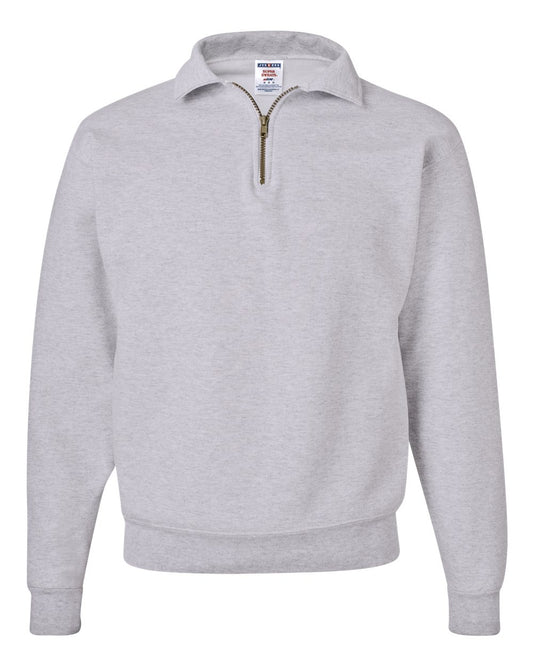 JERZEES Super Sweats NuBlend® Quarter-Zip Cadet Collar Sweatshirt
