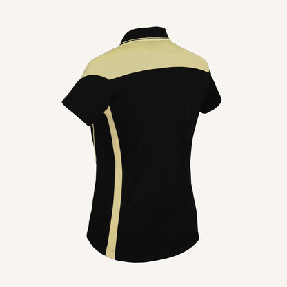 Pro Celebrity Ladies Maverick Vegas Gold Polo Shirt