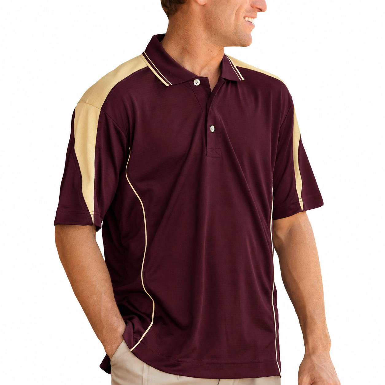 Pro Celebrity Men's Maverick Vegas Polo Shirt - KMVGLD
