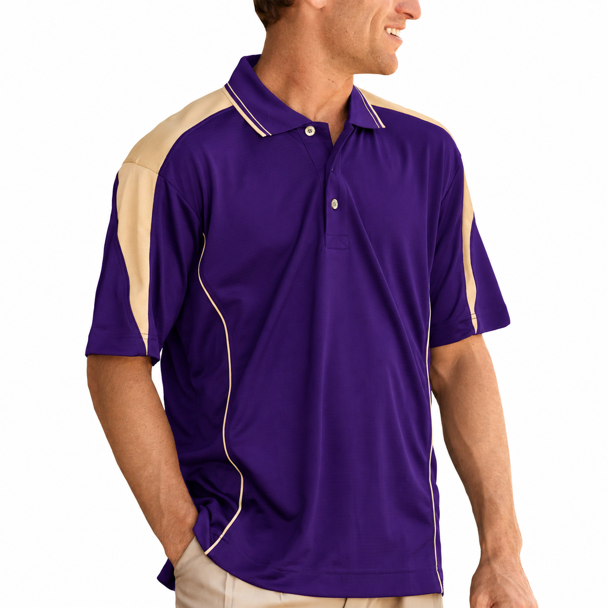 Pro Celebrity Men's Maverick Vegas Polo Shirt - KMVGLD