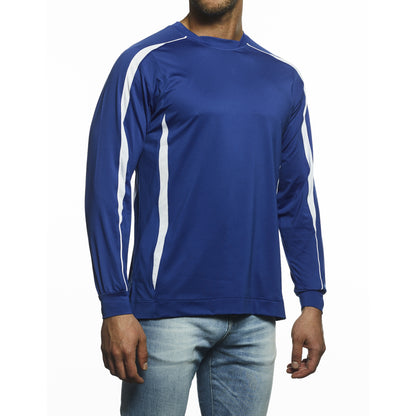 Pro Celebrity Men's Allsport Crew Neck Long Sleeve T-Shirt - Basics Clothing Store