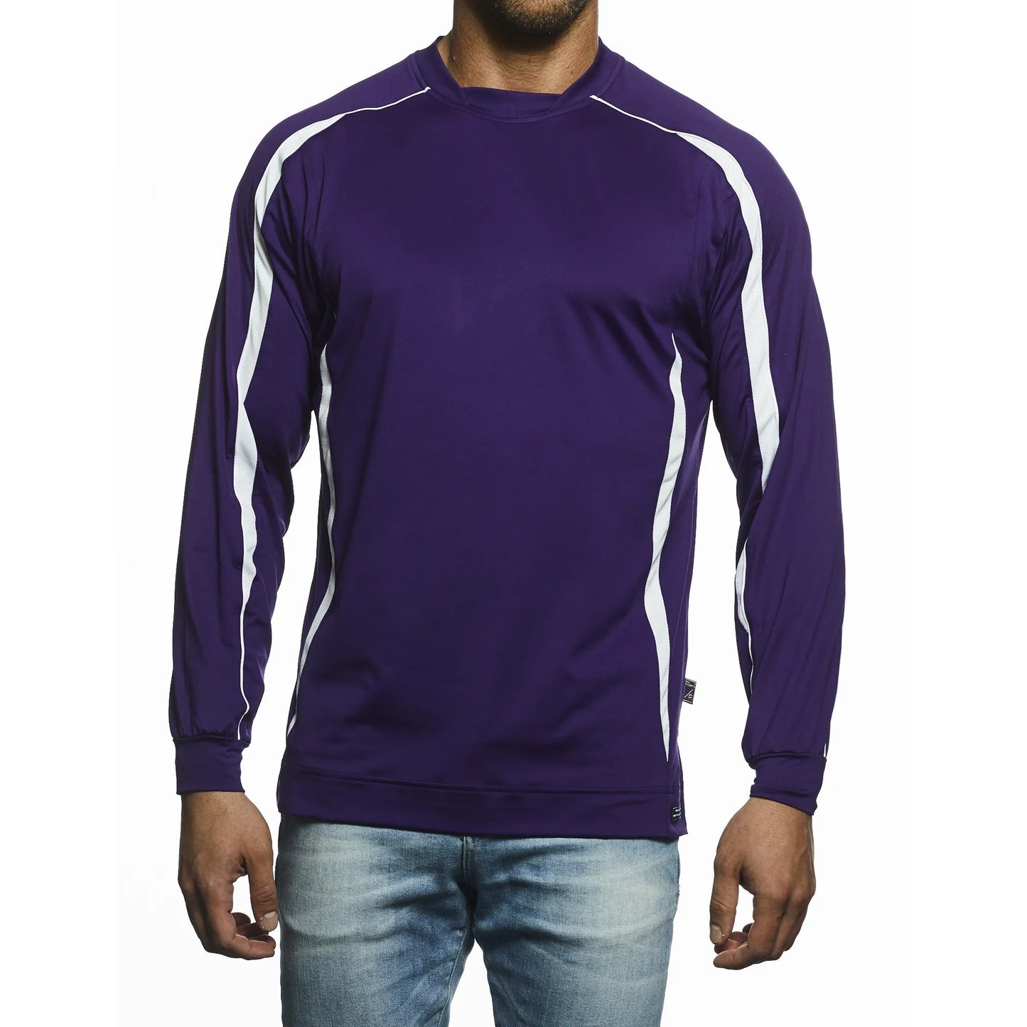 Pro Celebrity Men's Allsport Crew Neck Long Sleeve T-Shirt - Basics Clothing Store