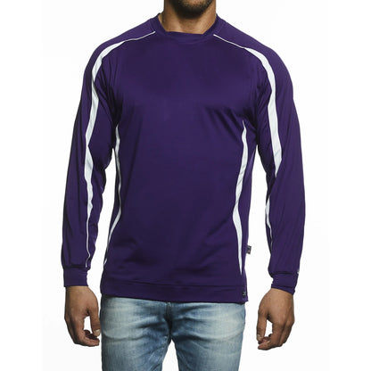 Pro Celebrity Men's Allsport Crew Neck Long Sleeve T-Shirt - Basics Clothing Store