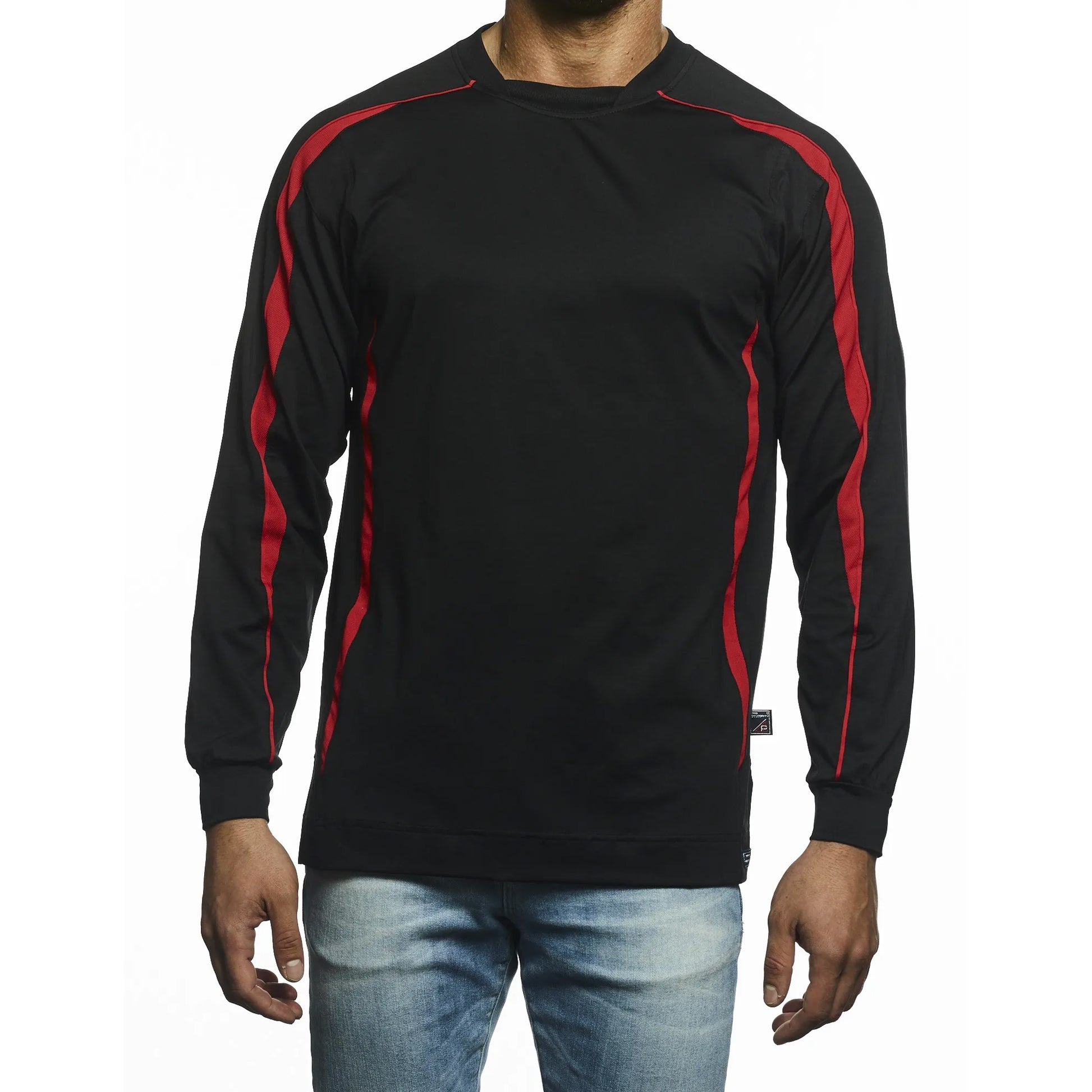 Pro Celebrity Men's Allsport Crew Neck Long Sleeve T-Shirt - Basics Clothing Store