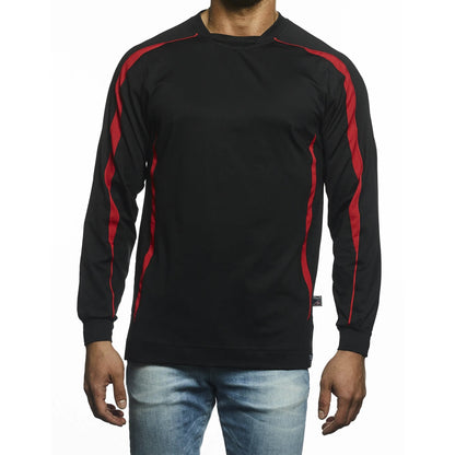 Pro Celebrity Men's Allsport Crew Neck Long Sleeve T-Shirt - Basics Clothing Store