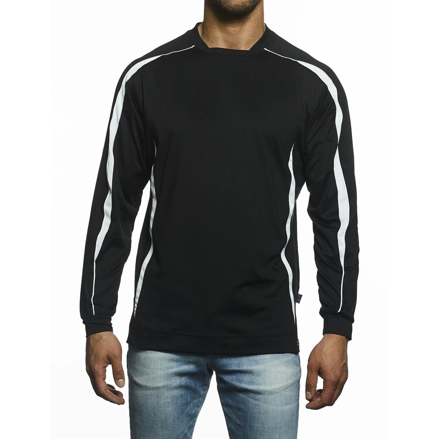 Pro Celebrity Men's Allsport Crew Neck Long Sleeve T-Shirt - Basics Clothing Store