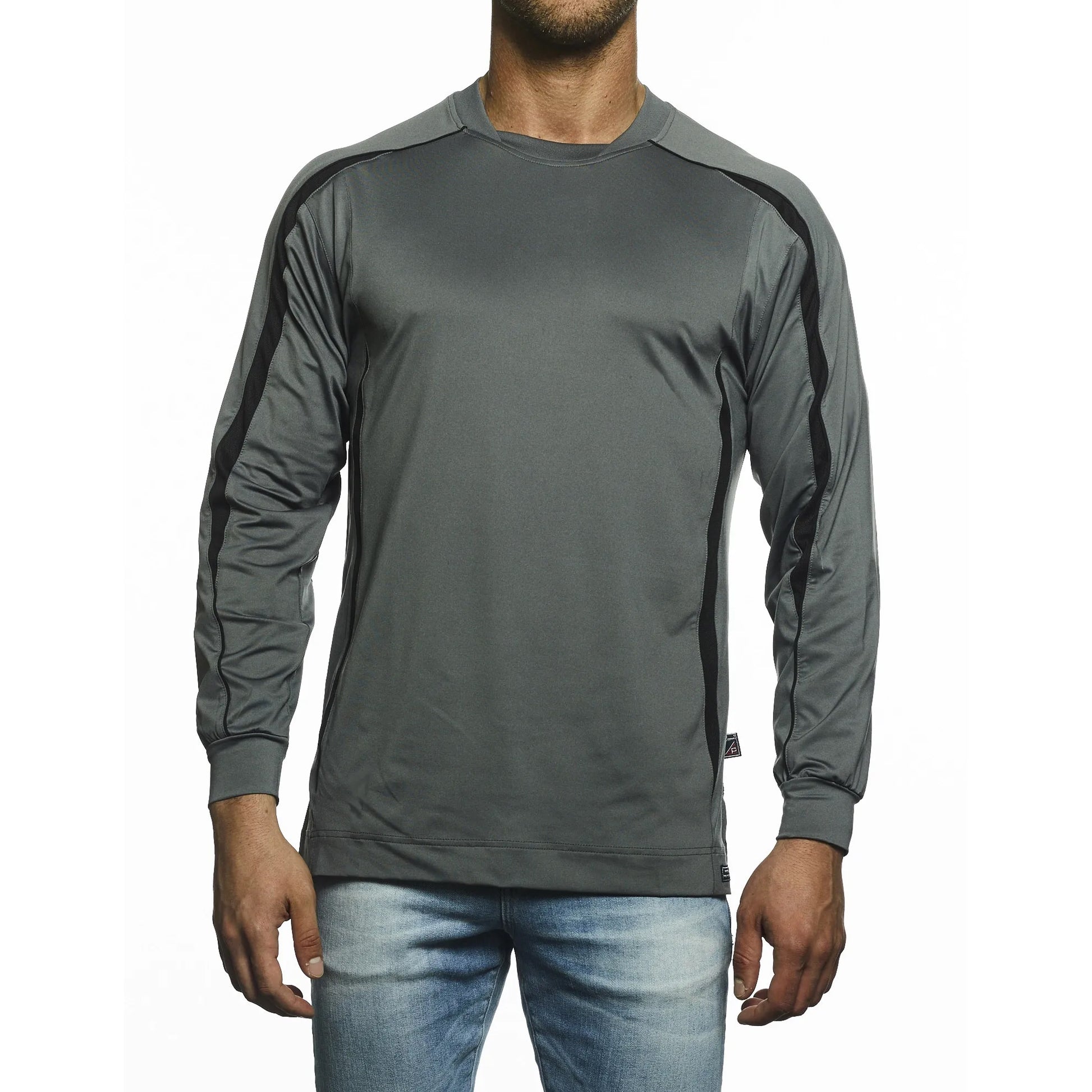 Pro Celebrity Men's Allsport Crew Neck Long Sleeve T-Shirt - Basics Clothing Store