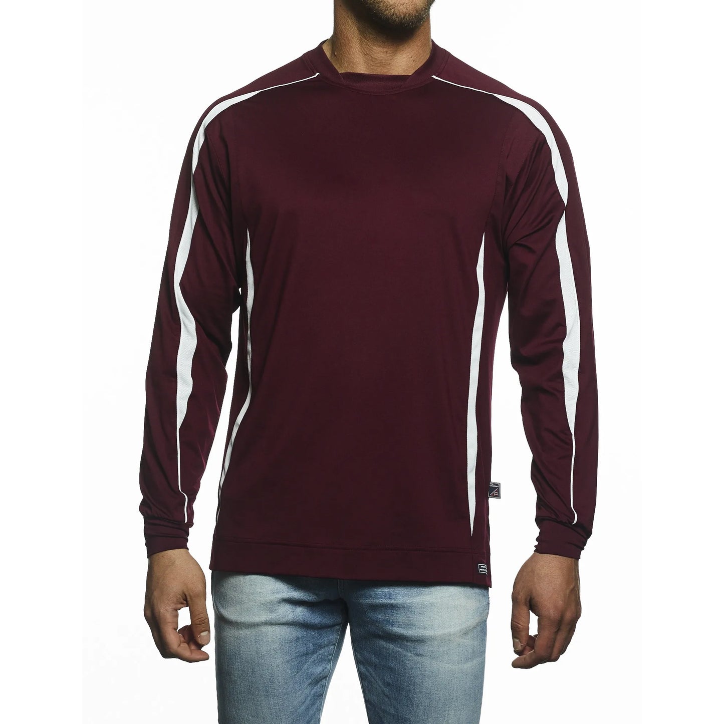 Pro Celebrity Men's Allsport Crew Neck Long Sleeve T-Shirt - Basics Clothing Store