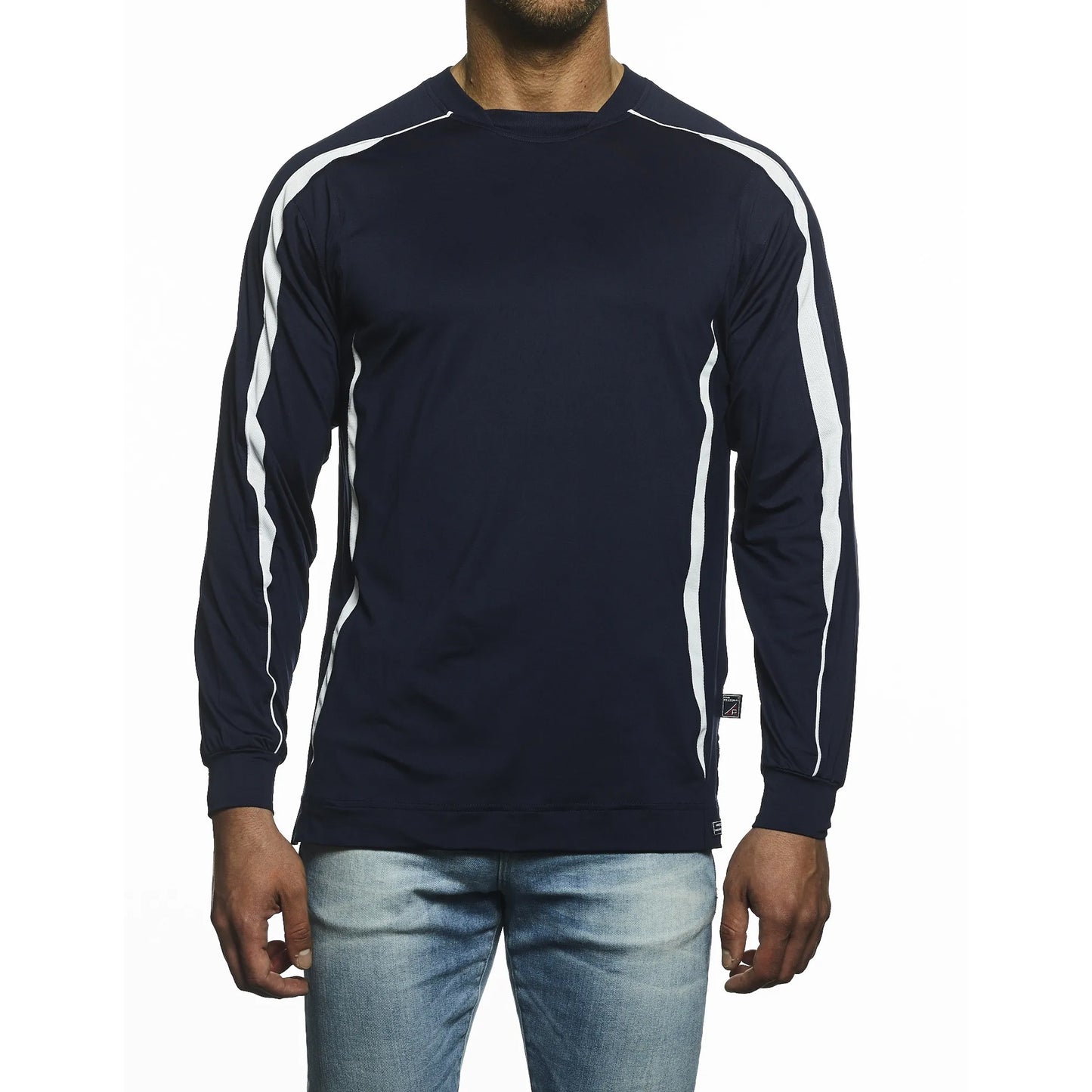 Pro Celebrity Men's Allsport Crew Neck Long Sleeve T-Shirt - Basics Clothing Store