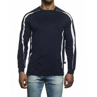 Pro Celebrity Men's Allsport Crew Neck Long Sleeve T-Shirt - Basics Clothing Store