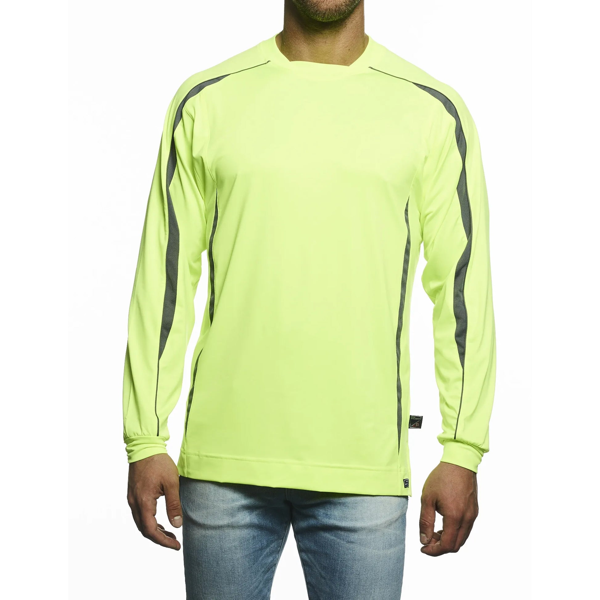 Pro Celebrity Men's Allsport Crew Neck Long Sleeve T-Shirt - Basics Clothing Store