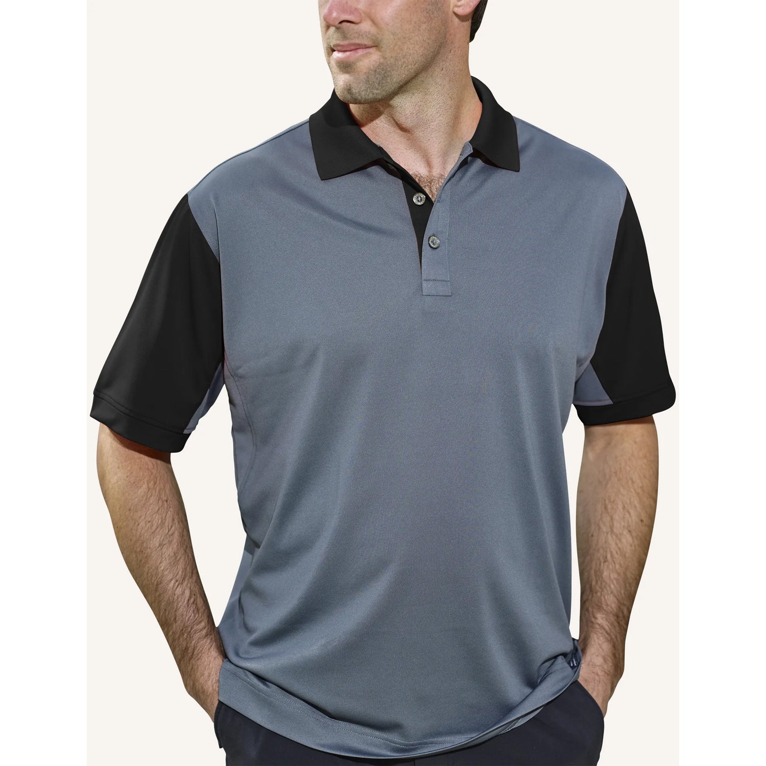 Pro Celebrity Men's Corvette Recharged Polo Shirt - Basics Clothing Store