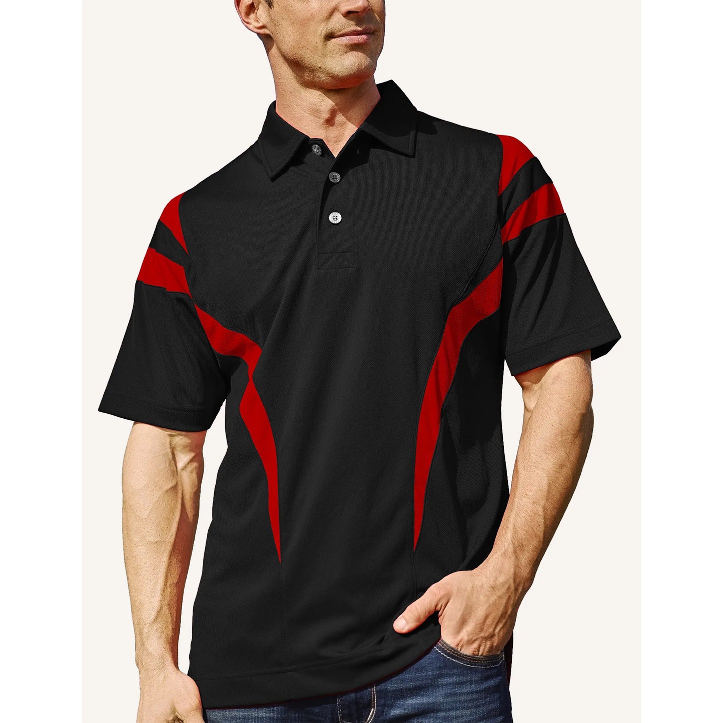 Pro Celebrity Men's Flame Thrower Polo Shirt