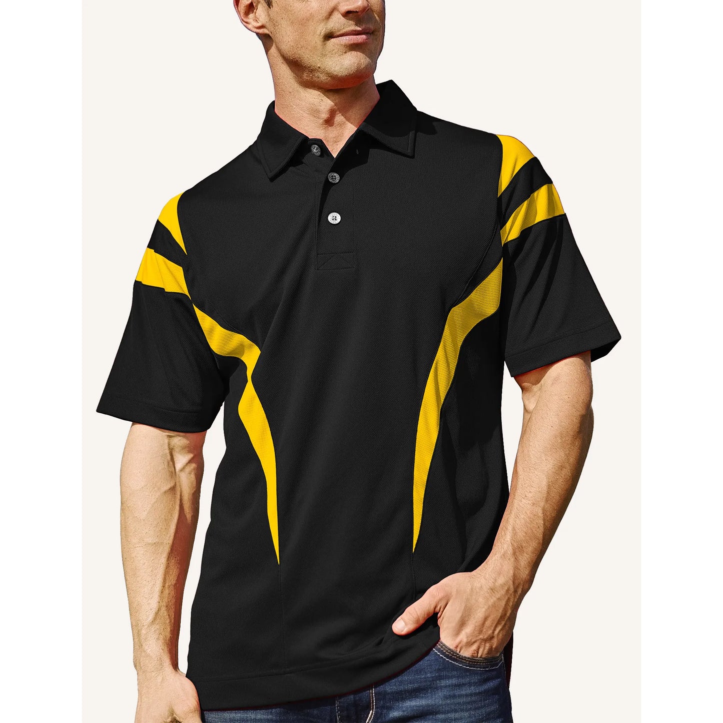 Pro Celebrity Men's Flame Thrower Polo Shirt